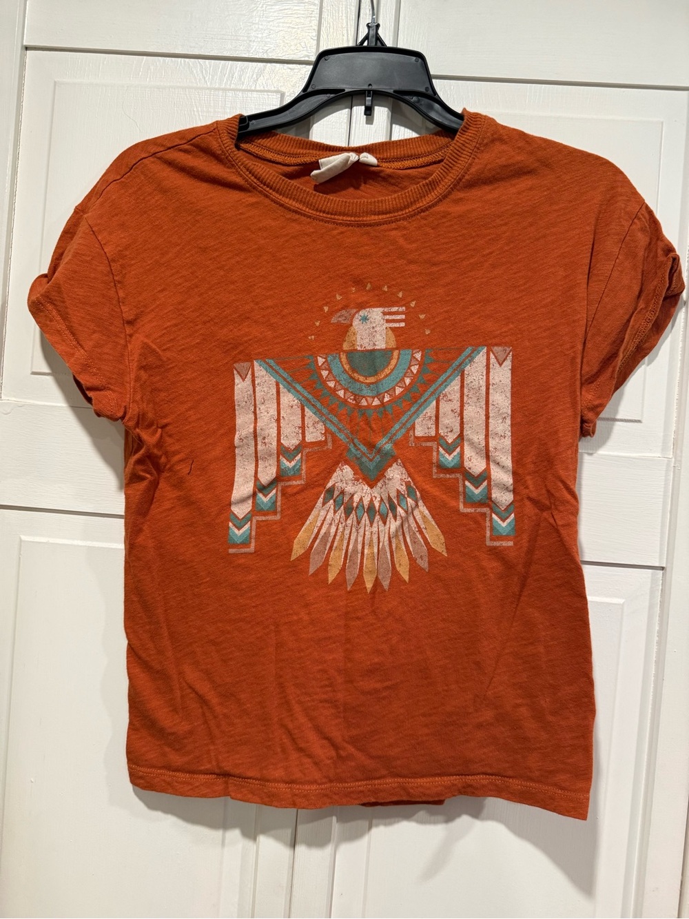 White Crow size small graphic t EUC
